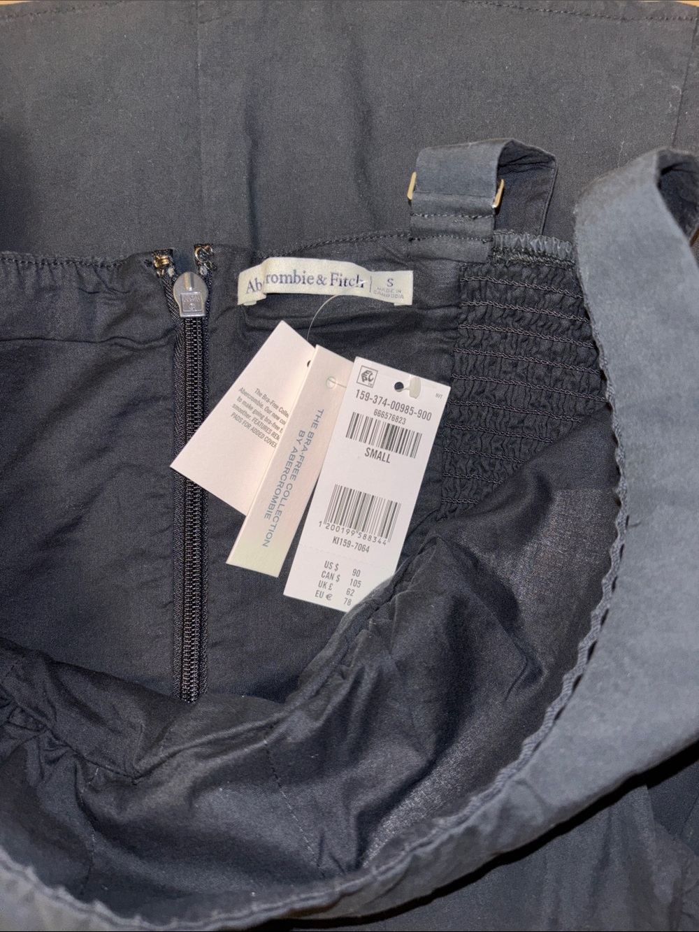 A&F Bra-Free Dylan Mini Dress Small - Picture 7 of 7